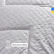 Ковдра IDEIA "NORDIC COMFORT" 140х210 см зимова, антиалергійна, Сірий 000035612 - зображення 3
