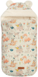 Śpiworek Sensillo Vintage do wózka lub fotelika beżowy z wzorem zwierzęta 43 × 80 cm (5908310396347) - obraz 1