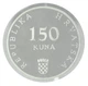 Монета Хорватия 150 куна 2006 Cеребро Proof Чемпионат мира по футболу 2006 года (Ag 925, 24 грамма) - изображение 2