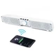 Портативна колонка з пультом та блютуз SOUNDBAR Q10 поворотне регулювання гучності підтримка TF USB AUX вбудований мікрофон - зображення 4