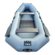 Надувная двухместная лодка ПВХ Avalon А280 / 2,8 м / 2-х местный / гребной / рельсовый настил / передвижные сиденья / ⌀38 см / Серый - изображение 6