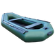 Надувная двухместная лодка ПВХ Avalon А280 / 2,8 м / 2-х местный / гребной / рельсовый настил / передвижные сиденья / ⌀38 см / Зеленый - изображение 5