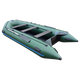 Надувний п'ятимісний човен ПВХ Avalon АТ350 / 3,5 м / 5-х місний / моторний / рейковий настил / пересувні сидіння / ⌀44 см / Зелений - зображення 2