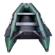 Надувная двухместная лодка ПВХ Avalon АТ270 / 2,7 м / 2-х местный / моторный / рельсовый настил / передвижные сиденья / ⌀36 см / Зеленый - изображение 6