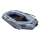 Надувная одноместная лодка ПВХ Avalon А230 / 2,3 м / 1 местный / гребной / рельсовый настил / передвижные сиденья / ⌀34 см / Серый - изображение 1