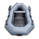 Надувная одноместная лодка ПВХ Avalon А230 / 2,3 м / 1 местный / гребной / рельсовый настил / передвижные сиденья / ⌀34 см / Серый - изображение 4