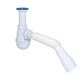 Сифон для мийки Waterstal А-40029 1 1/2″ пластик білий (GSR-000013267) - зображення 3