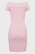 Жіноча рожева сукня LIDIA OFF SHOULDER D Guess S W3GK0G.Z2U00 - изображение 2
