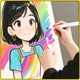 Набір акрилових маркерів 24 кольори Acrylic Marker MAP-03 для малювання на будь-яких поверхнях у кейсі - изображение 7