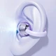 Бездротові Bluetooth навушники з активним шумозаглушенням 5 годин роботи мікрофон M79 фіолетові - зображення 3