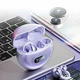 Бездротові Bluetooth навушники з активним шумозаглушенням 5 годин роботи мікрофон M79 фіолетові - зображення 1