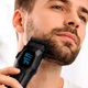 Професійний триммер 12 Вт 8000 mAh 10 насадок чорний ROZIA S2 для стрижки та окантовки - зображення 6