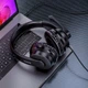Ігрова гарнітура накладні навушники з мікрофоном та стереозвуком HOCO W103 чорні довжина кабелю 2.4 м - зображення 7