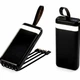 Повербанк 20000mAh із ліхтариком USB Type-C micro USB чорний iDragon KP-20 - зображення 1