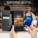 Чехол-книжка CaseMe RFID из нубука для iPhone 13 Черный - изображение 10