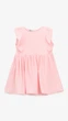 Сукня однотонна для дівчинки Aura Style 5006-1 104 см Рожевий shop (2000999546778) - зображення 1