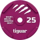 Диск Tiguar Bumper гумовий 25 кг Рожевий (TI-WBR02500) - зображення 1