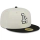 Бейсболка New Era LA Dodgers ver2, черно-белая, с вышивкой, повседневная - изображение 2