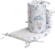 Ochraniacz do łóżeczka Sensillo Plusz Karo Lot w chmurach Biały (5908310391717) - obraz 2