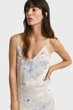 Жіноча біла сукня з візерунком FLORAL PRINT SLIP DRESS Gant 34 4503381 - изображение 4