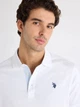 Поло длинное мужское U.S. Polo Assn 11Q0072-9800A(White) 2XL Белое (786662640050) - изображение 3
