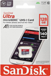 Карта пам'яті SanDisk microSD 128GB C10 UHS-I R140MB/s Ultra (SDSQUAB-128G-GN6MN) - изображение 3