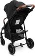 Wózek spacerowy Caretero Elma Lekki czarny 86 x 56 x 110 cm (5908310397191) - obraz 2