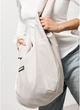 Женская сумка хобо вместительная городская для ноутбука 15.6 дюйма Sambag HOBO WEAVE серая 62296 - изображение 10