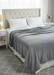 Покривало велюрове однотонне Comfort (сіре) 200х230 см - изображение 1