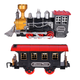 Залізниця з паровозом зі світлом звуком та димом на батарейках (803-1) - изображение 4