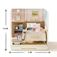 Конструктор-румбокс Mini House Интерьер Мини Гостиничный номер 11x11x11,6 см - изображение 3