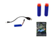 Pistolet elektryczny LEAN Toys 2w1 na kulki wodne i strzałki z przyssawkami Zielone graffiti 550958 (5905515352109) - obraz 4