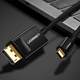 Кабель Ugreen USB-C to DisplayPort Cable 1.5m Black (50994) - изображение 3
