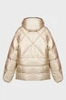 Жіноча золотиста куртка METALLIC PUFFER JACKET Karl Lagerfeld M 246W1504 - зображення 2
