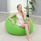 Надувне крісло-пуф Inflatable Sofa / Надувне крісло-мішок 110×110×85 см Зелений HDSYR_436 - зображення 3