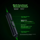 Навушники Razer Hammerhead V3 Black-Green - зображення 3