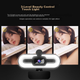 Веб-камера Stiger 4K Ultra HD с кольцевой LED-подсветкой Beauty и микрофоном Black - изображение 3