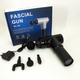 Перкуссионный массажер Fascial Gun для тела ударно-вибрационный массажный пистолет 6 скоростей 4 насадки - изображение 4