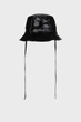 Жіноча чорна панама SIGNATURE Karl Lagerfeld OS 236W3417 - изображение 1