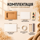 Открытка сгорающая 10,5*10,5 см коричневый, поздравление с днем рождения - изображение 2