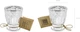 Świecznik PartyDeco 7 x 8 cm srebny 4 szt. (5900779111820) - obraz 2