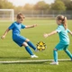 М'яч футбольний TK Sport Size №5 350 грам Жовтий (C 44452/3) - зображення 3