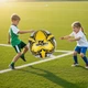 М'яч футбольний TK Sport Size №5 350 грам Жовтий (C 44452/3) - зображення 5