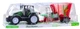 Zabawka LEAN Toys Traktor Rolniczy Farmerski Z Przyczepą Mieszalnik Paszy 50cm Zielona (5905991060543) - obraz 5