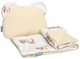 Комплект для коляски Sensillo Muslin подушка + ковдра бежевий (5908310399201) - зображення 1