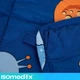 Отягощенное одеяло ISOMEDIX 26897 4 кг 150×100 см — антистрессовый вес-одеяло для сна - изображение 7