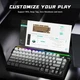 Магнитная клавиатура ATTACK SHARK R85 HE Grey Gradient, Hall Effect, Rapid Trigger, 8000 Гц опроса, RGB подсветки - изображение 4