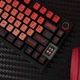 Набор PBT кейкапов Evangelion Unit-02 Asuka Langley Edition для механических клавиатур, MX стем, 122 клавиш, OEM, Dye-sublimation - изображение 3