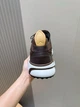 Чоловічі кросівки Louis Vuitton VNR коричневого кольору, текстиль flyknit, масивна підошва 41 розмір - зображення 6