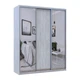 Шкаф купе Doros Сити Лайт Сосна Натти 1 ДСП / 2 зеркала 180х60х225 (DRS-011968) - изображение 2